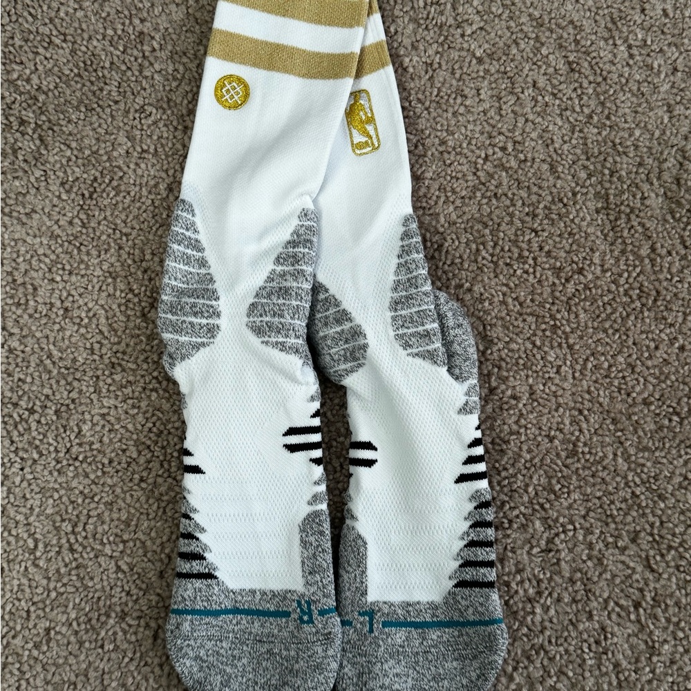 Stance Feel 360 Performance NBA Max Cushioned Crew Socks White Men Large 8-12